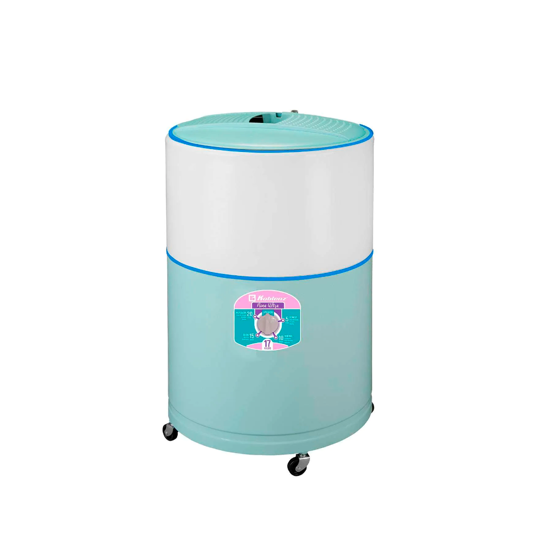 Lavadora Koblenz Tina Redonda Nina Ultra 17 kg Azul