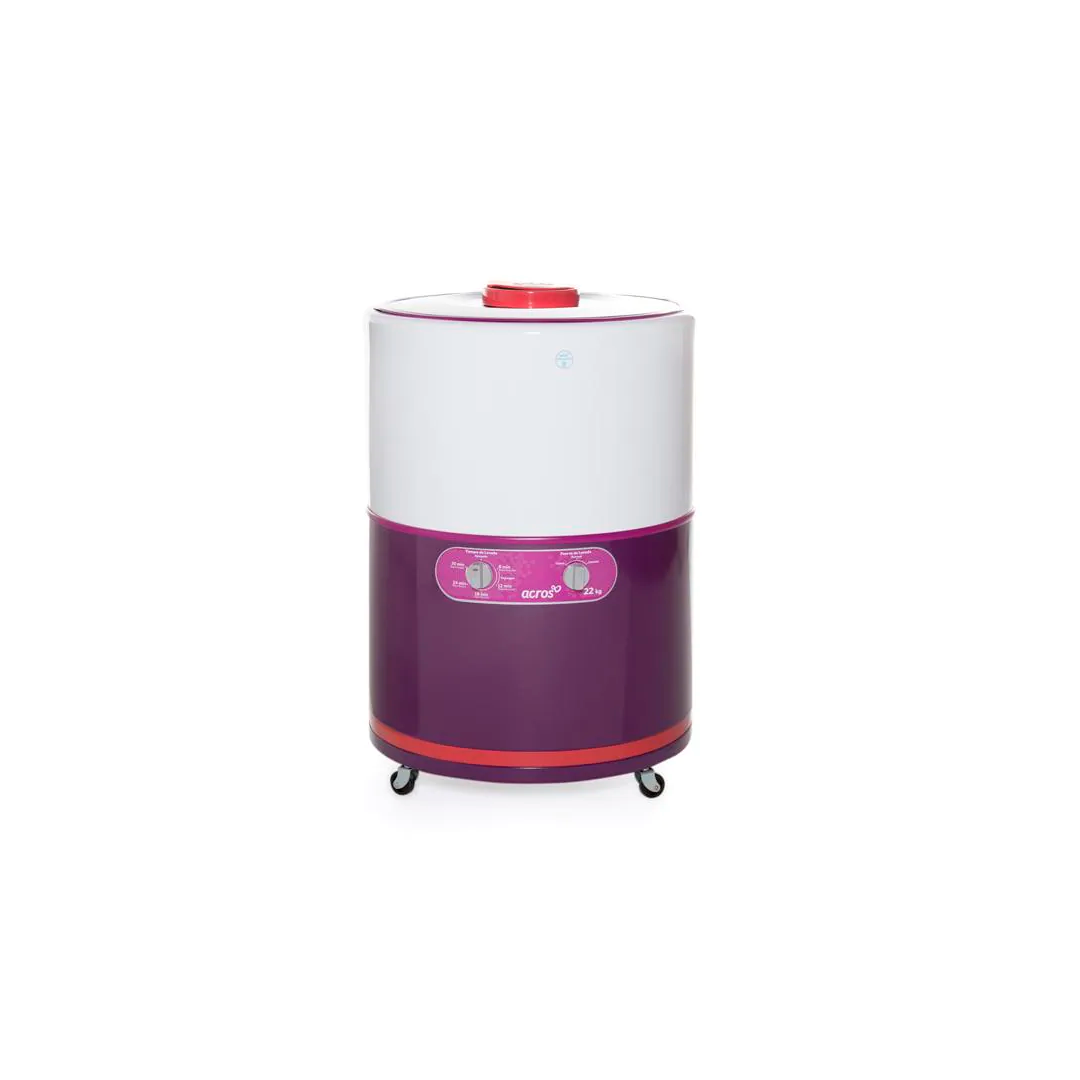 Lavadora Acros Redonda 22 kg Morada